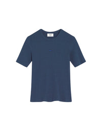 T-shirt Baby Fox avec écusson - Ink Blue