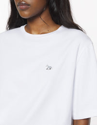 Baby Fox T-shirt with patch - White