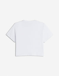 Baby Fox short T-shirt with patch - White