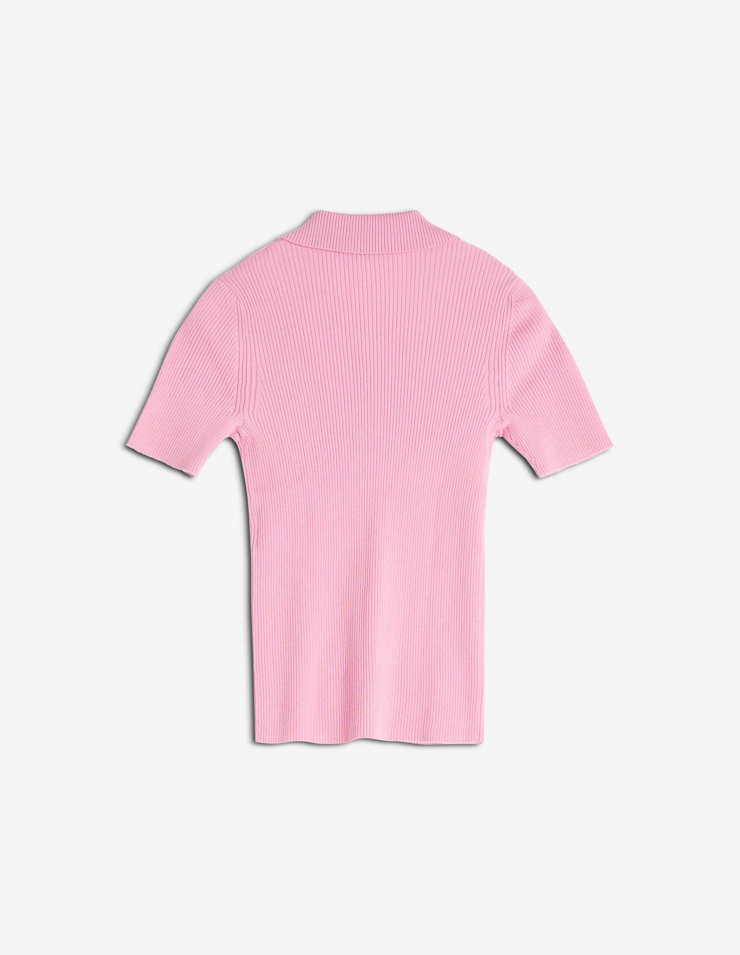 Baby Fox polo shirt with wool badge - Strawberry