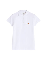 Baby Fox short-sleeved polo shirt - White
