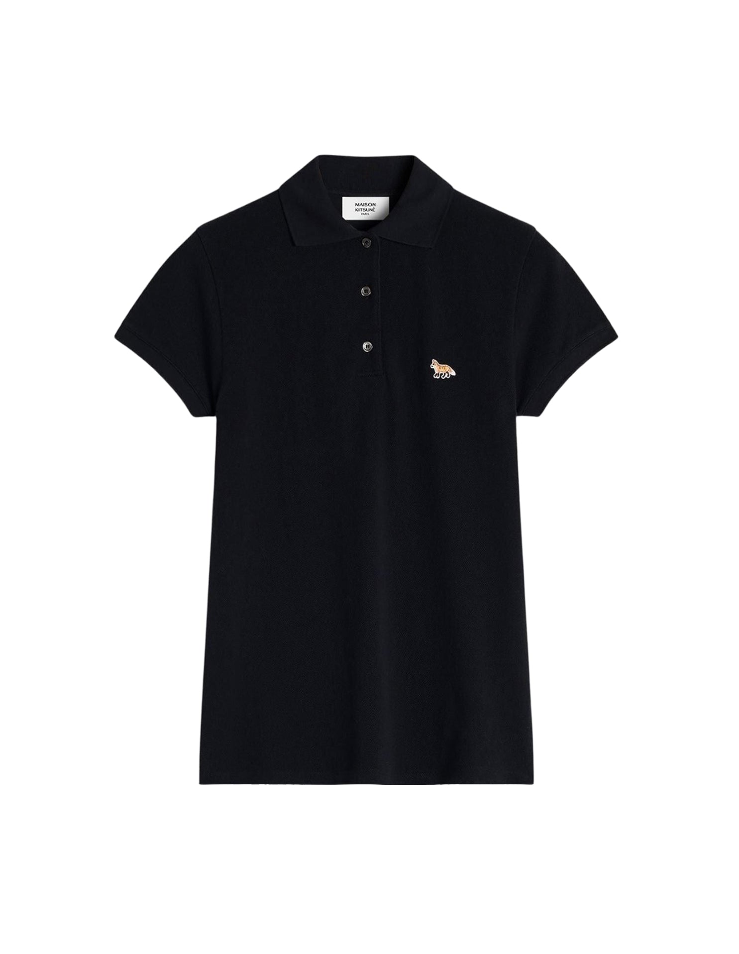 Baby Fox short-sleeved polo shirt - Black