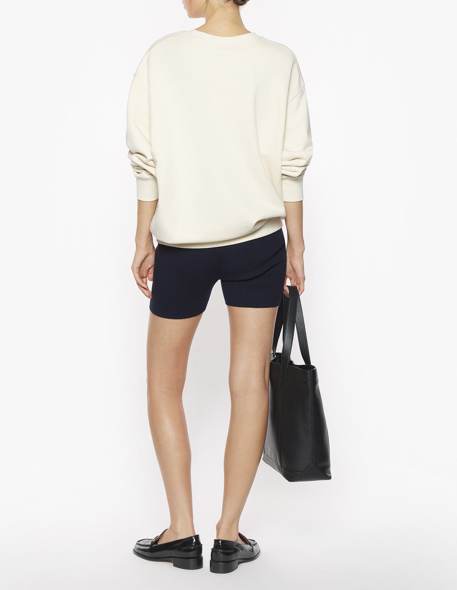 Sweatshirt oversize avec écusson Baby Fox - Marble