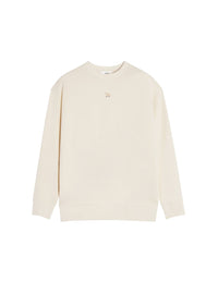 Oversized sweatshirt with Baby Fox badge - Marble