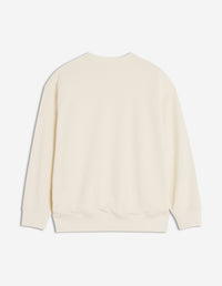 Oversized sweatshirt with Baby Fox badge - Marble