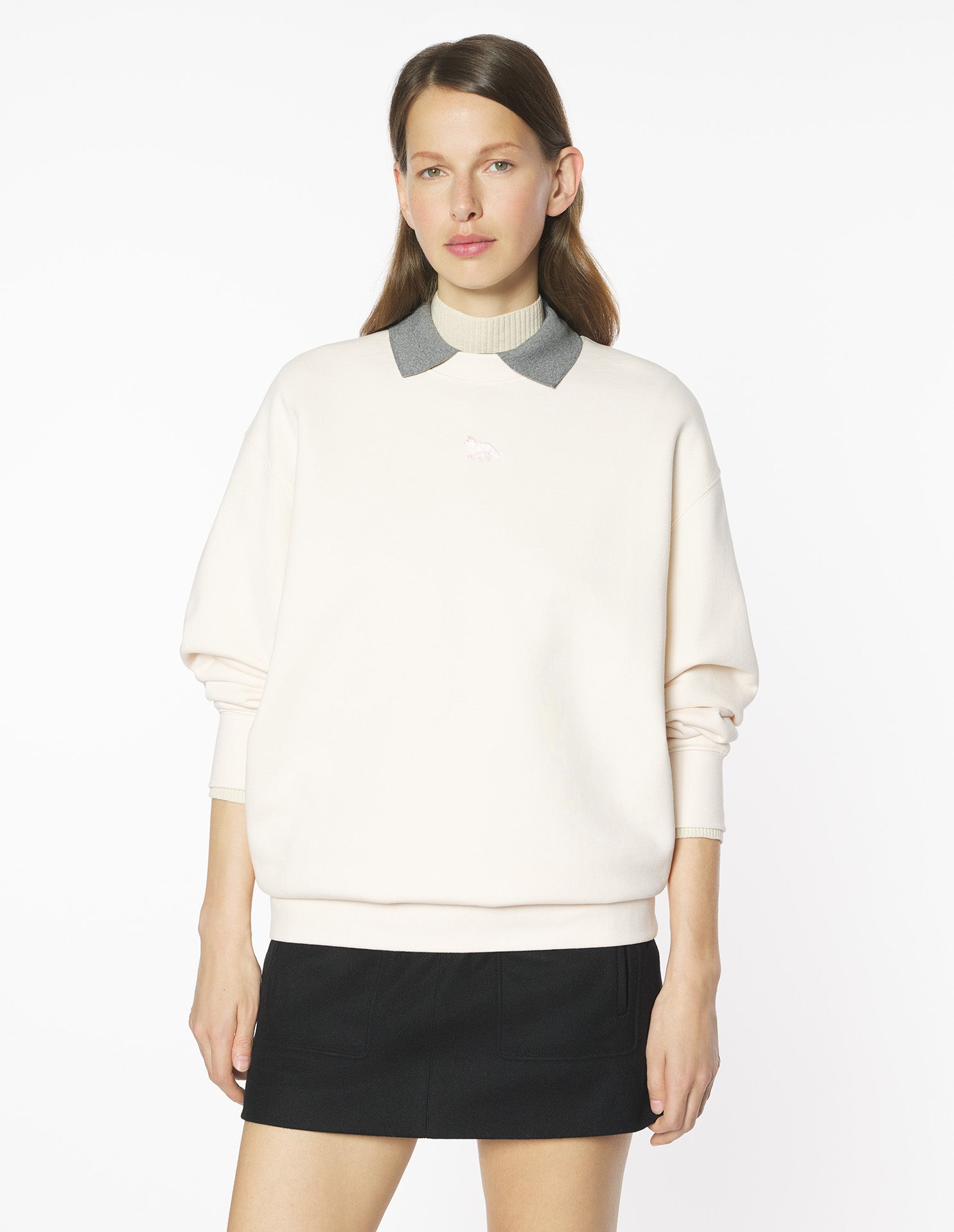 Baby Fox Oversize Sweatshirt - Angel Wing