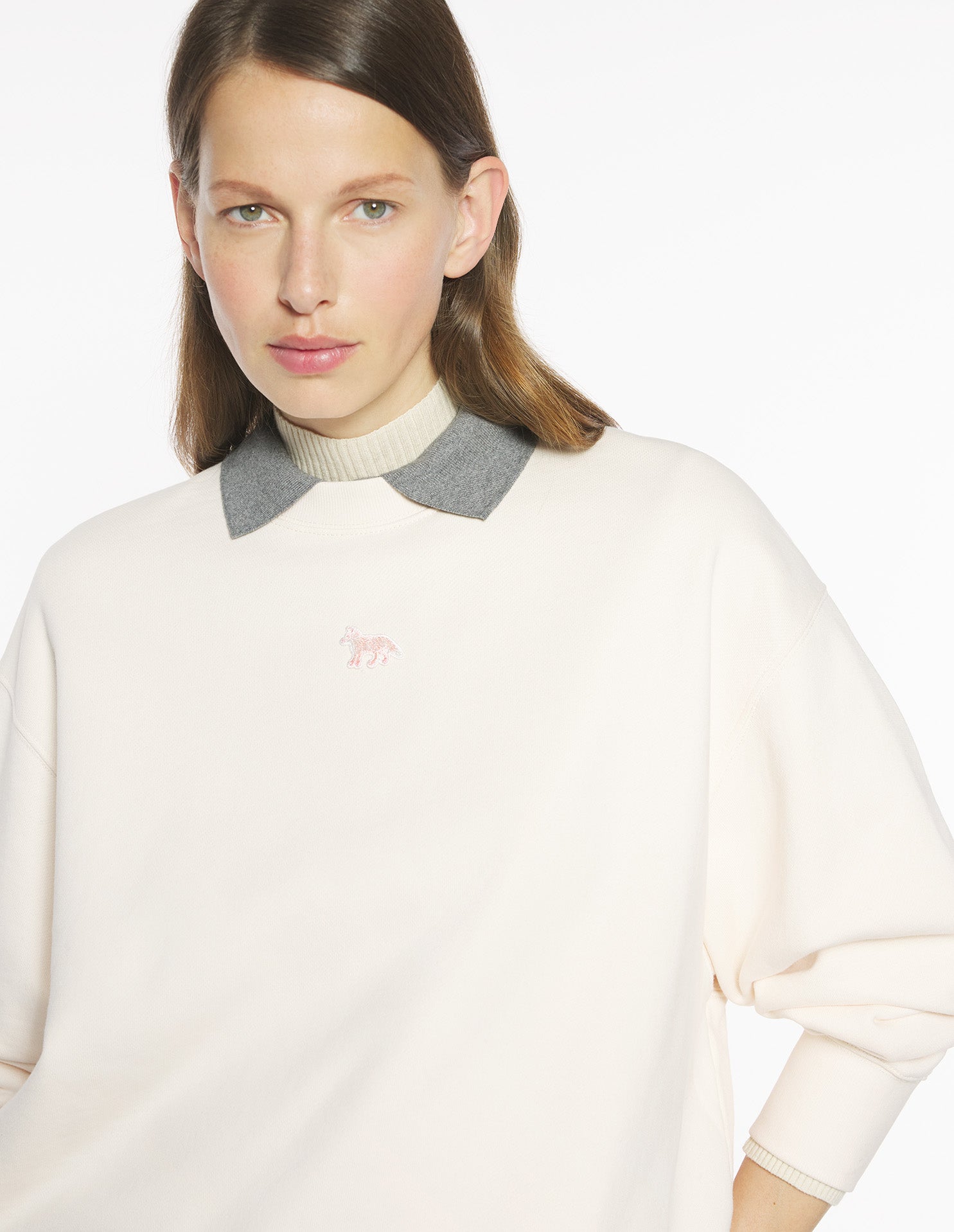 Baby Fox Oversize Sweatshirt - Angel Wing