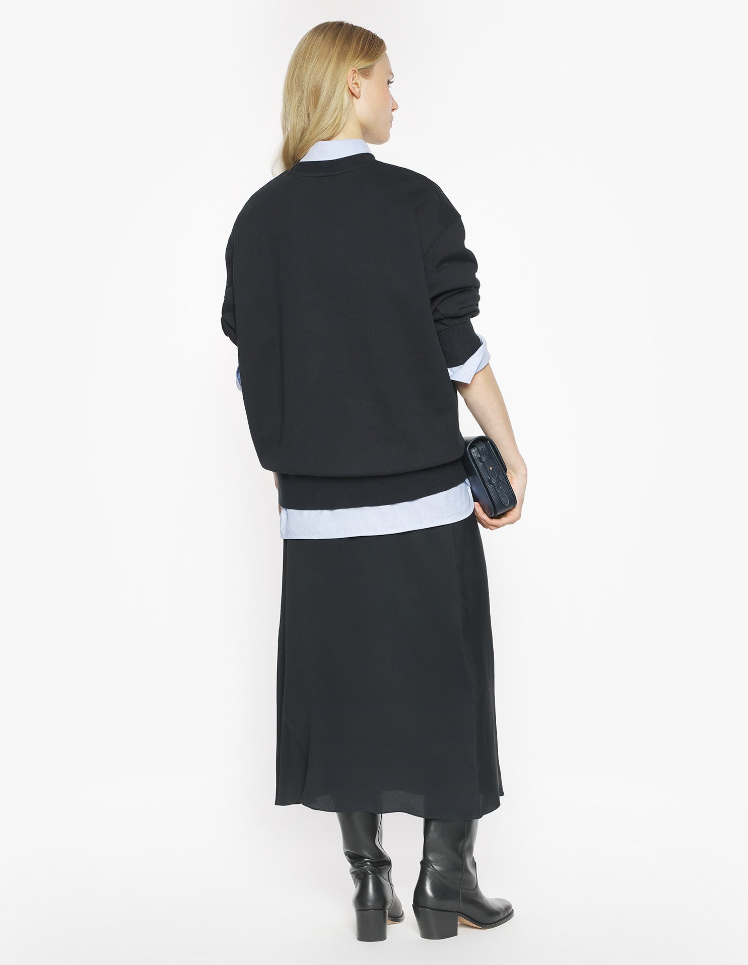 Baby Fox Oversize Sweatshirt - Black