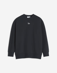 Baby Fox Oversize Sweatshirt - Black