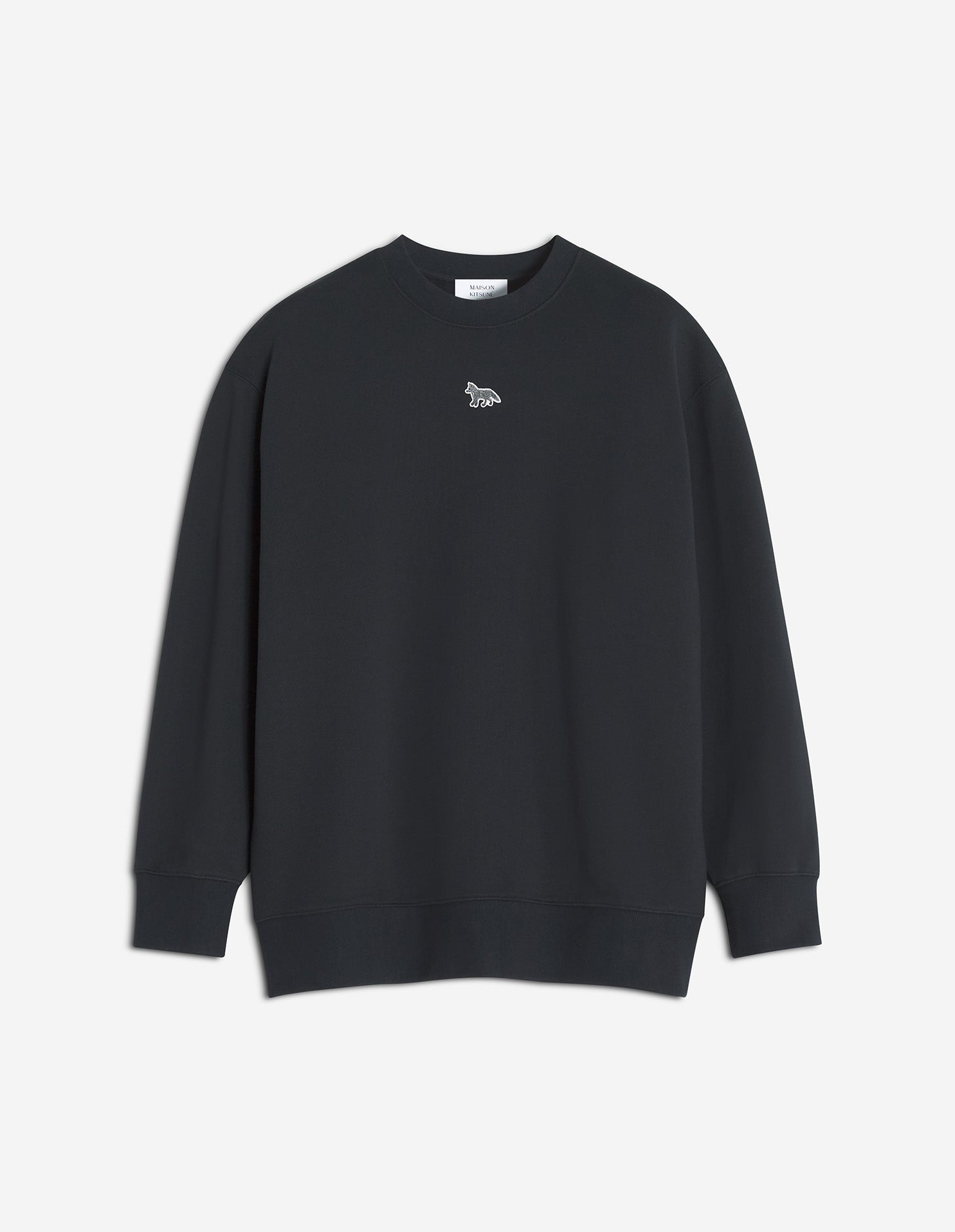 Baby Fox Oversize Sweatshirt - Black