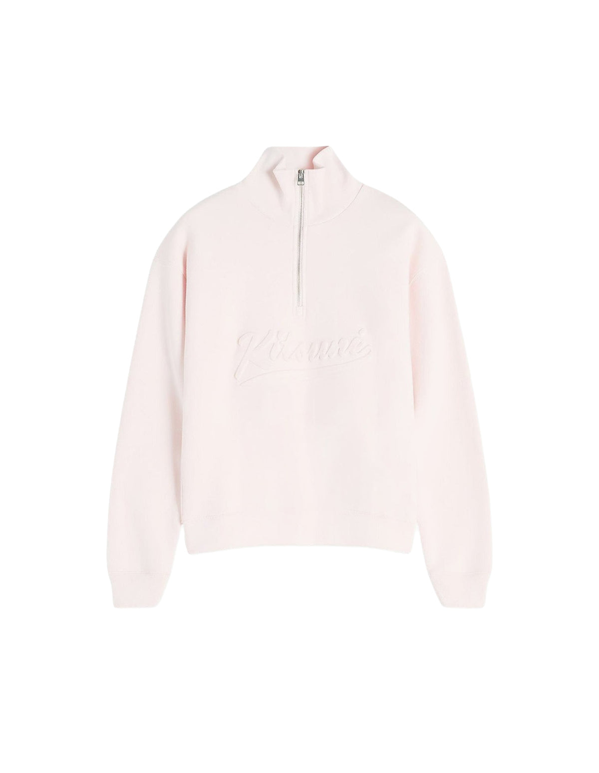 Pull à col camionneur zippé - Pink Fizz