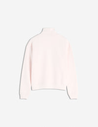 Sweatshirt à col camionneur avec logo embossé - Pink Fizz