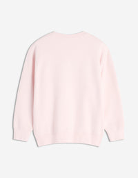 Oversized Bubble logo sweatshirt - Rosewater