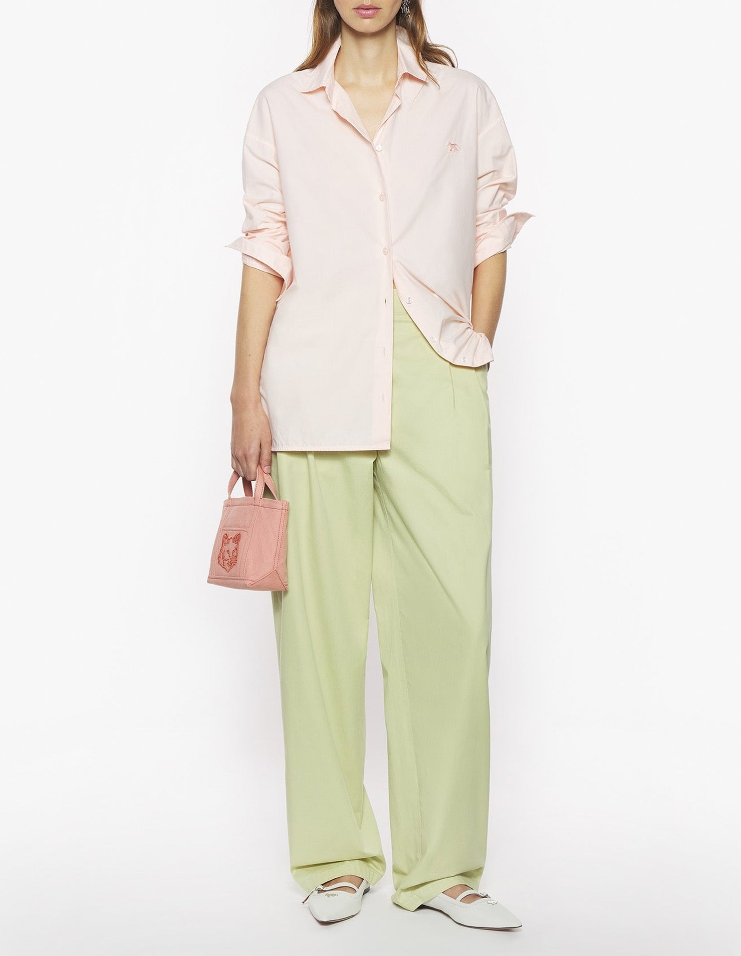 Baby Fox shirt - Pale Pink