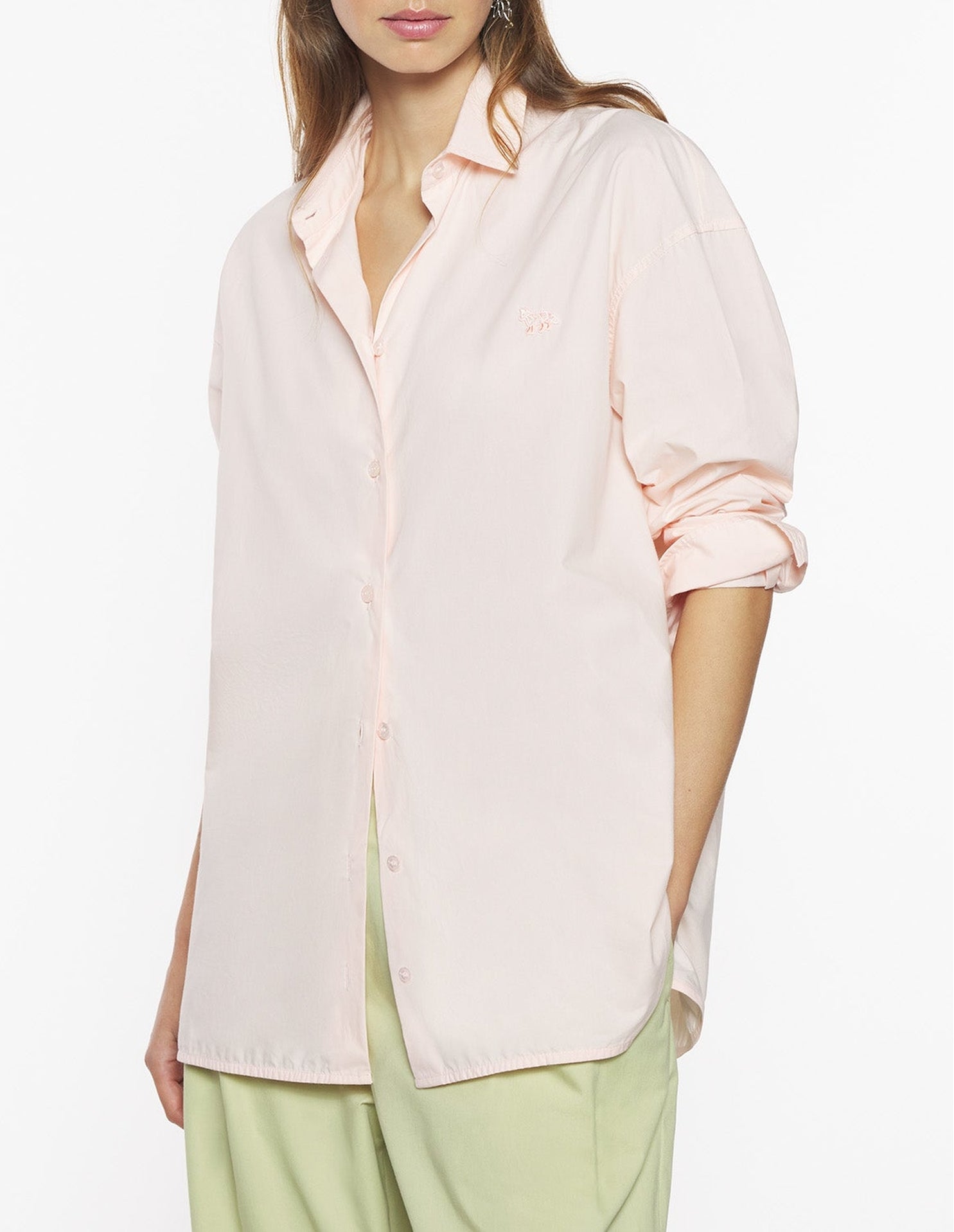 Baby Fox shirt - Pale Pink