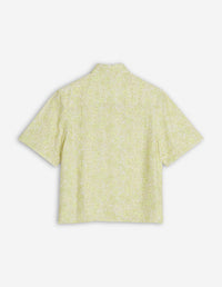 Loose-fitting short-sleeved shirt - Lime Print