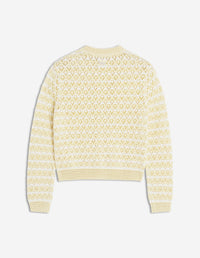 Cardigan en maille pointelle rayée - Harvest & Milk