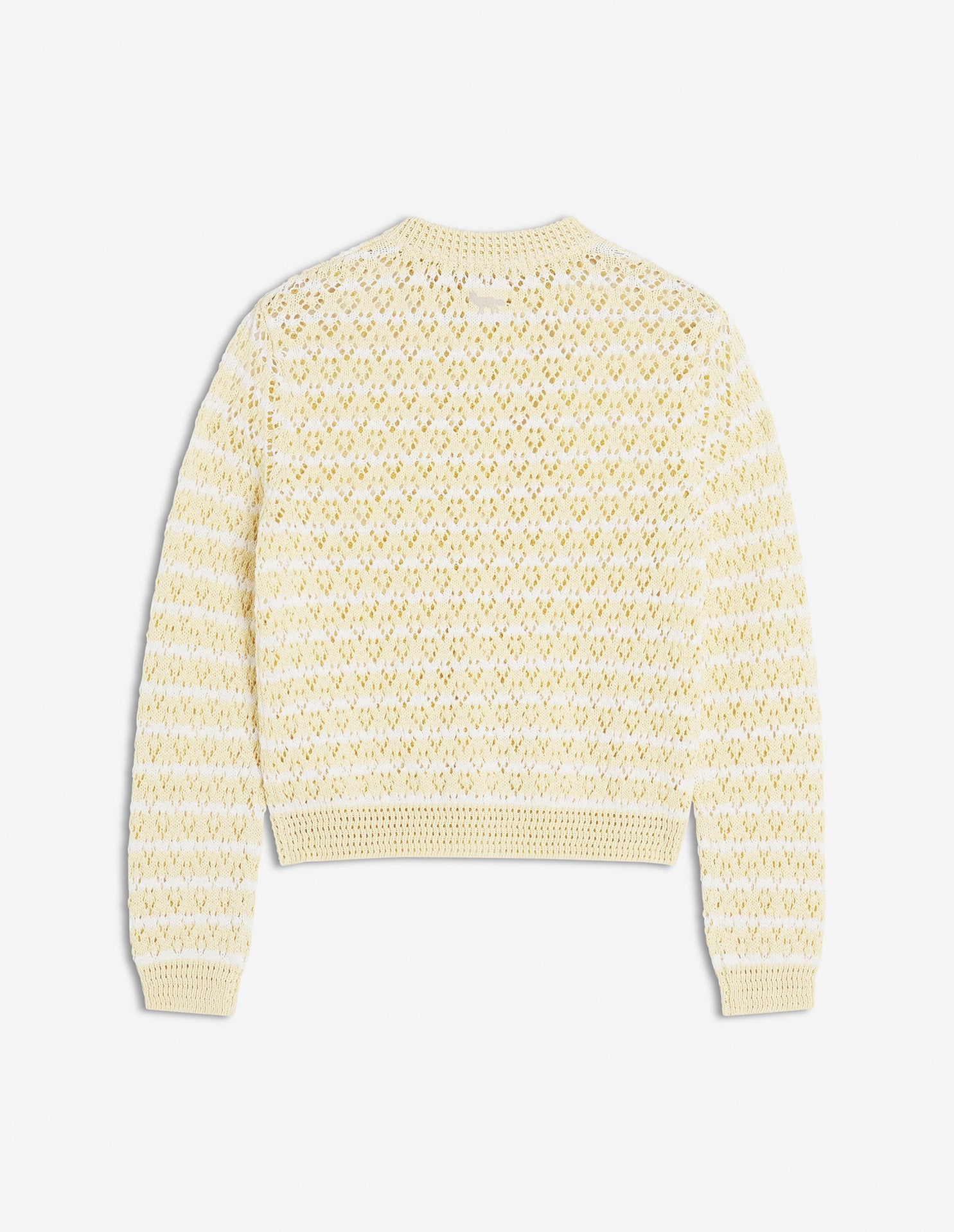 Cardigan en maille pointelle rayée - Harvest & Milk