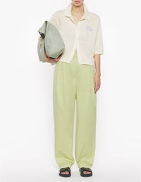 Baby Fox embroidered pointelle cardigan - Rich Vanilla