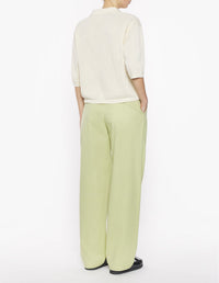 Baby Fox embroidered pointelle cardigan - Rich Vanilla