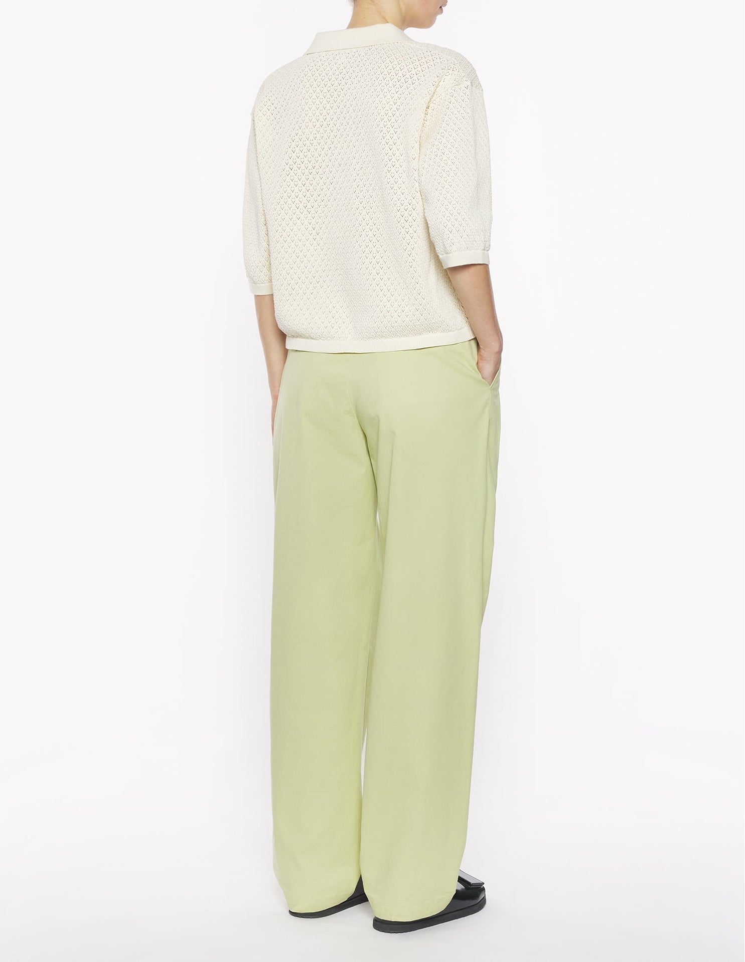 Baby Fox embroidered pointelle cardigan - Rich Vanilla