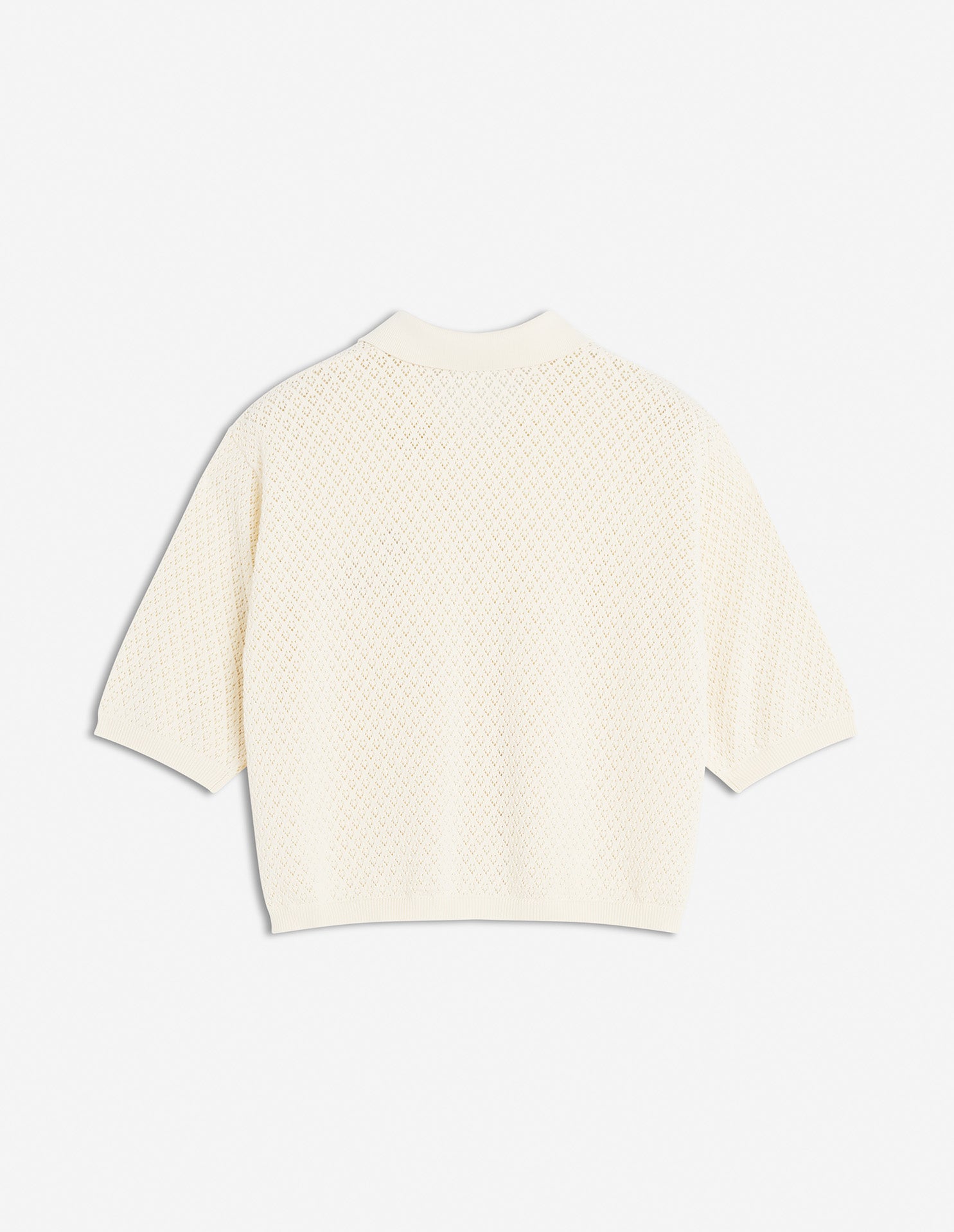 Baby Fox embroidered pointelle cardigan - Rich Vanilla