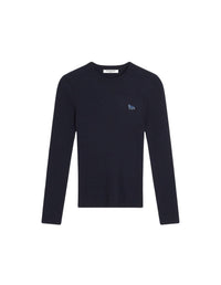 Pull côtelé Baby Fox en laine mélangée - Navy