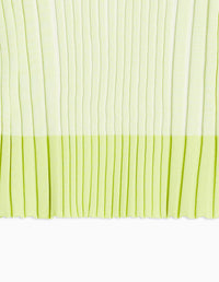Baby Fox Patch Ribbed Jumper - Citron Vert