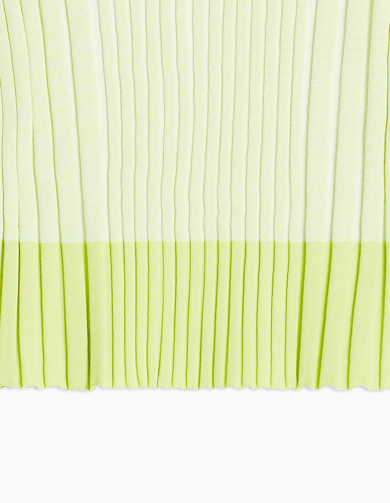 Baby Fox Patch Ribbed Jumper - Citron Vert