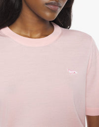 T-shirt Baby Fox à manches courtes en laine - Rosewater