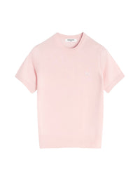 T-shirt Baby Fox à manches courtes en laine - Rosewater