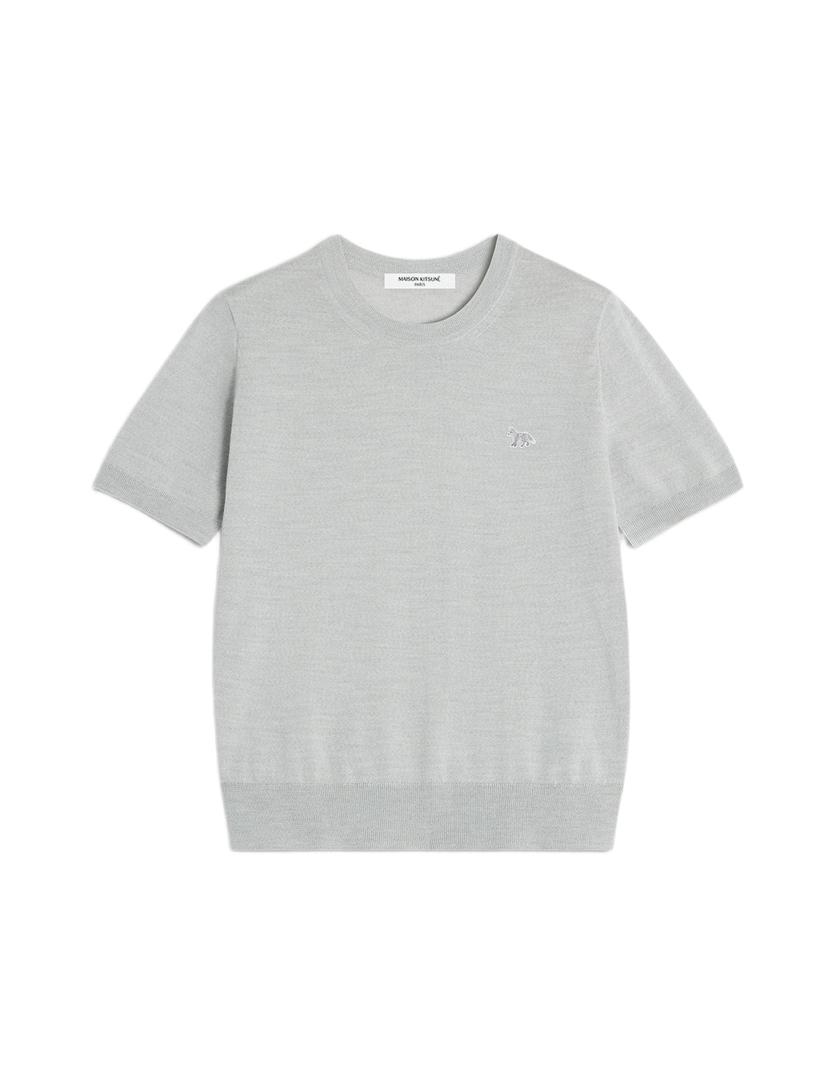 T-shirt Baby Fox en laine - Light Grey
