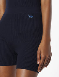 Short cycliste Baby Fox en laine - Navy