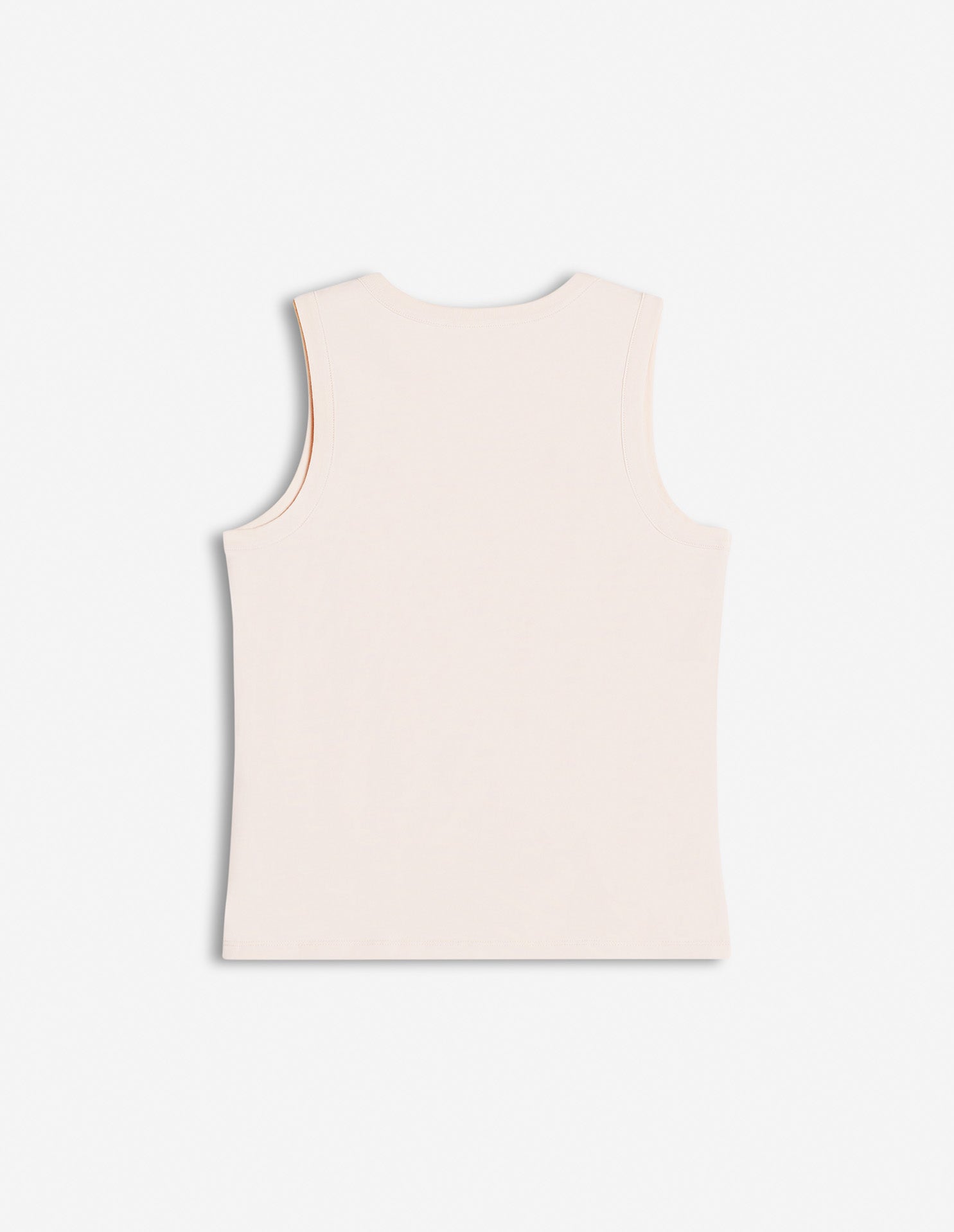 Embroidered tank top Maison Kitsuné - Warm Stone