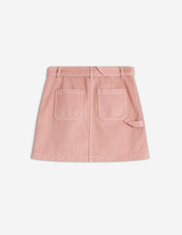 Jupe courte cargo en denim - Porcelaine Pink