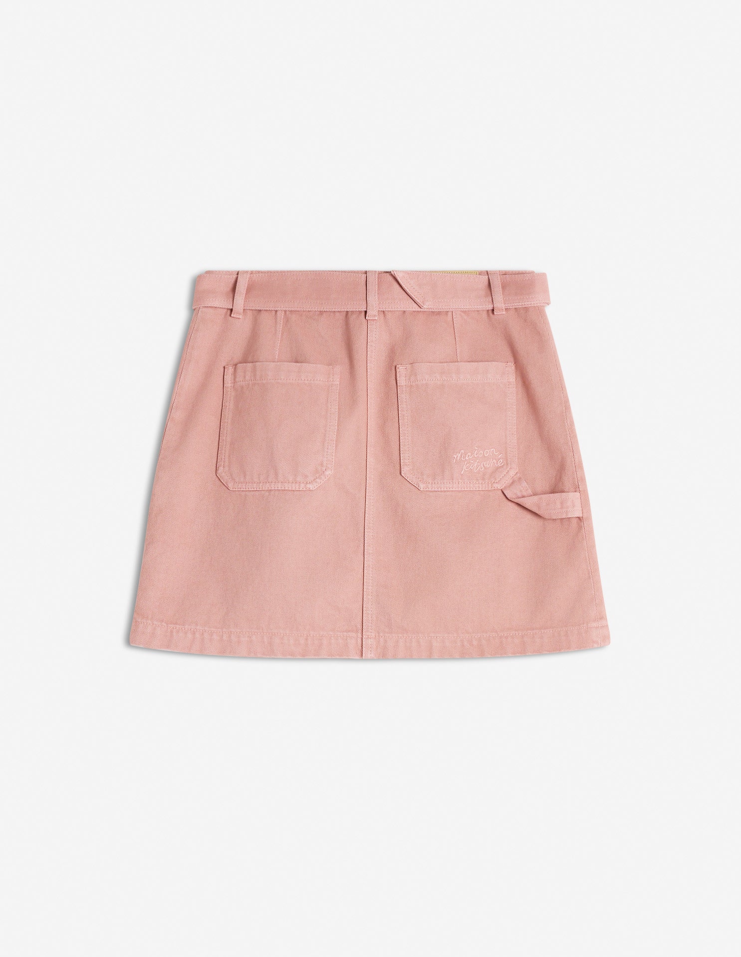 Jupe courte cargo en denim - Porcelaine Pink