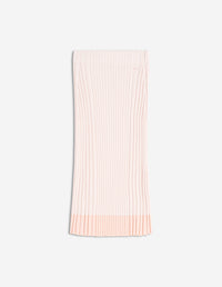 Baby Fox Patch Ribbed Midi Skirt - Porcelaine Pink