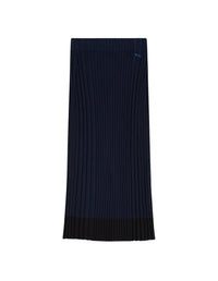 Jupe midi Baby Fox côtelée en maille - Ink Blue