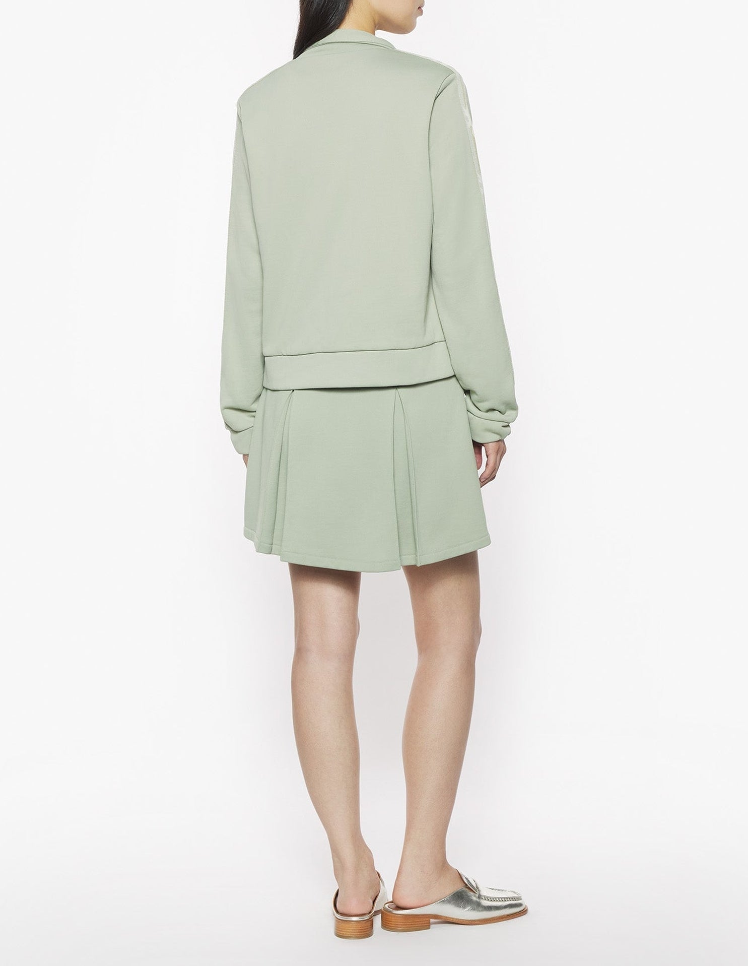 Short pleated skirt - Court Green