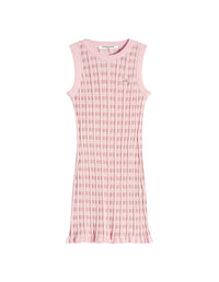 Robe Baby Fox sans manches en maille - Fraise