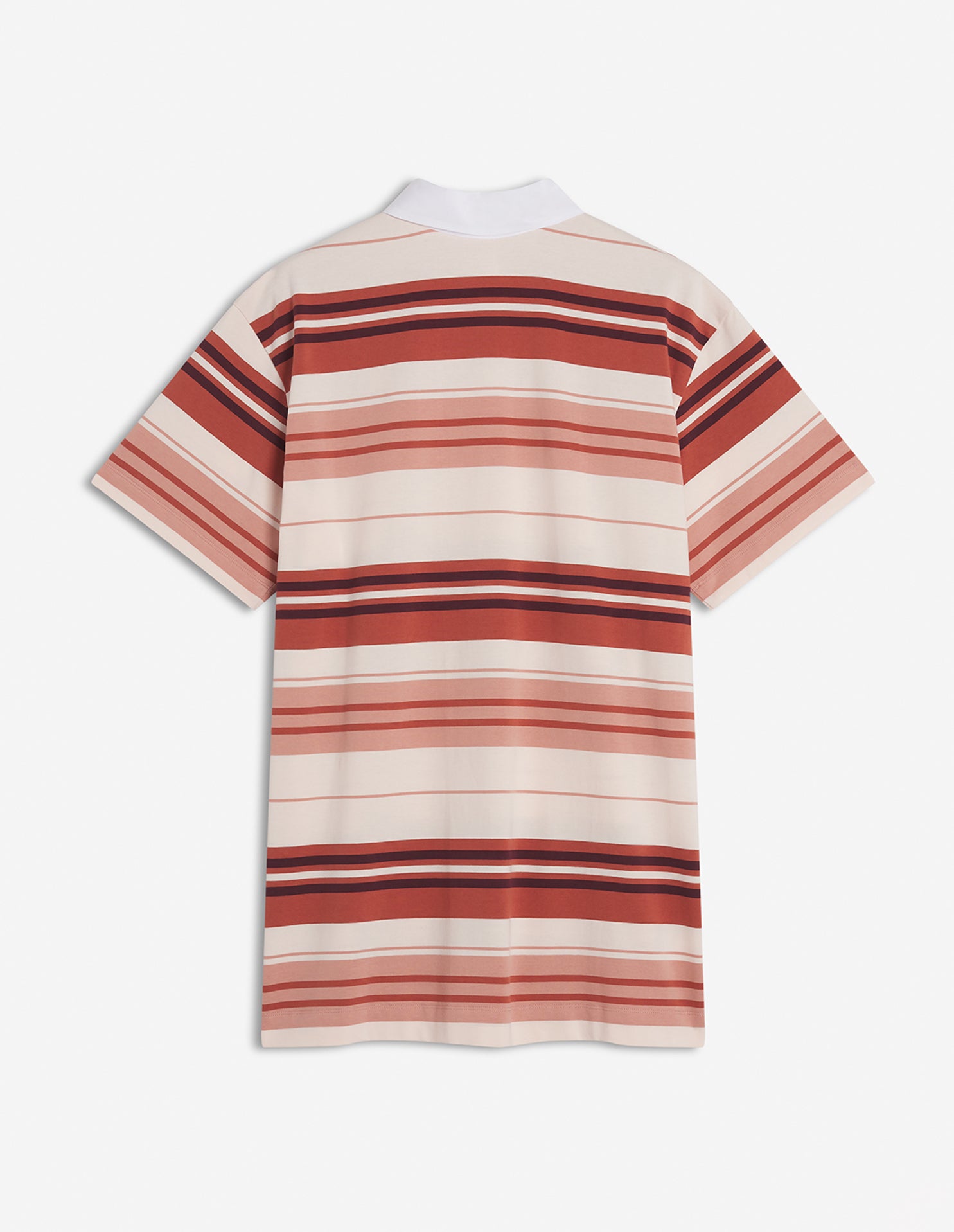 Robe polo à manches courtes avec étiquette tissée - Porcelaine Pink
