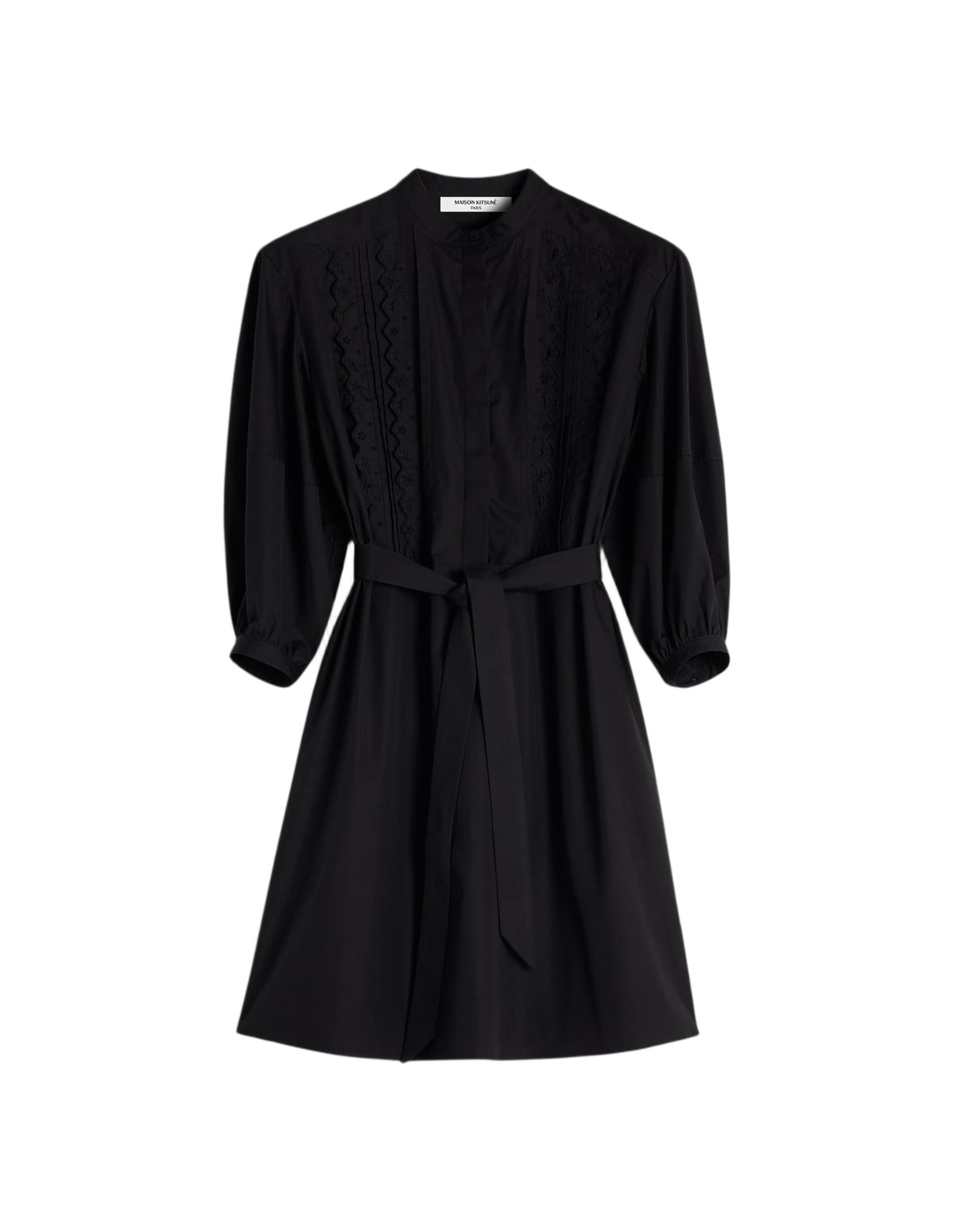 Robe courte à manches longues - Black