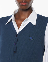 Robe Baby Fox sans manches - Ink Blue