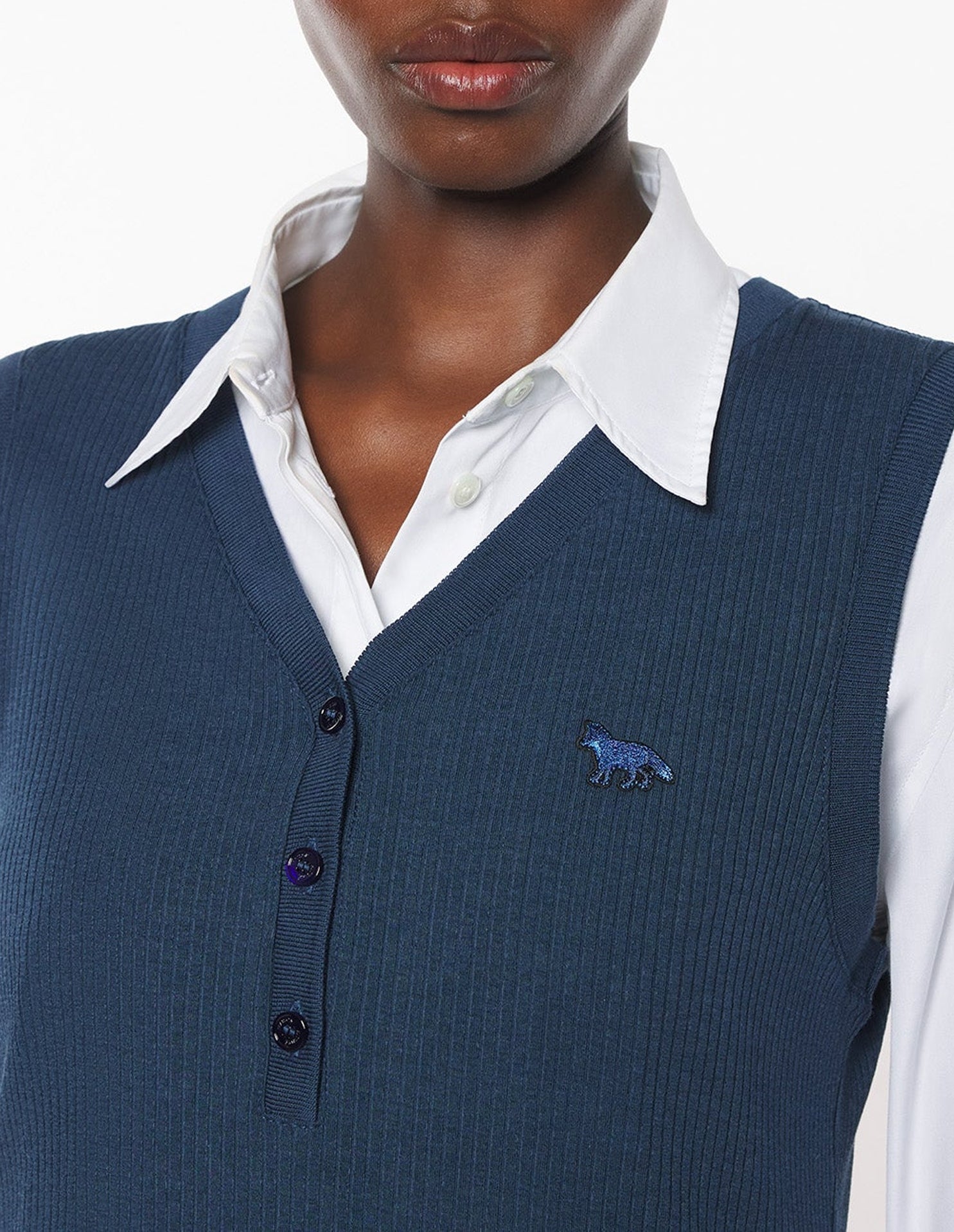 Robe Baby Fox sans manches - Ink Blue