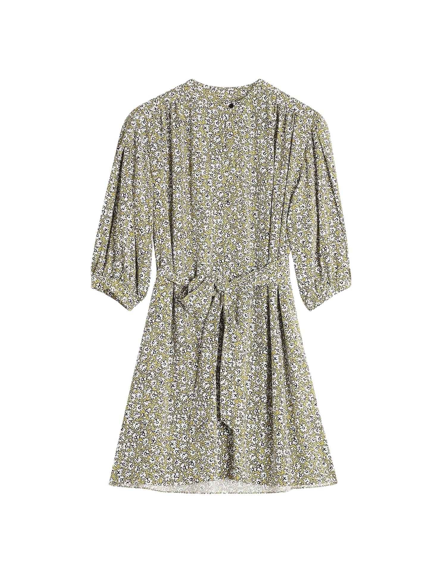 Gathered tunic dress - Mimosa Print