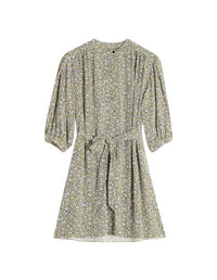 Robe tunique froncée - Mimosa Print
