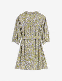 Gathered tunic dress - Mimosa Print