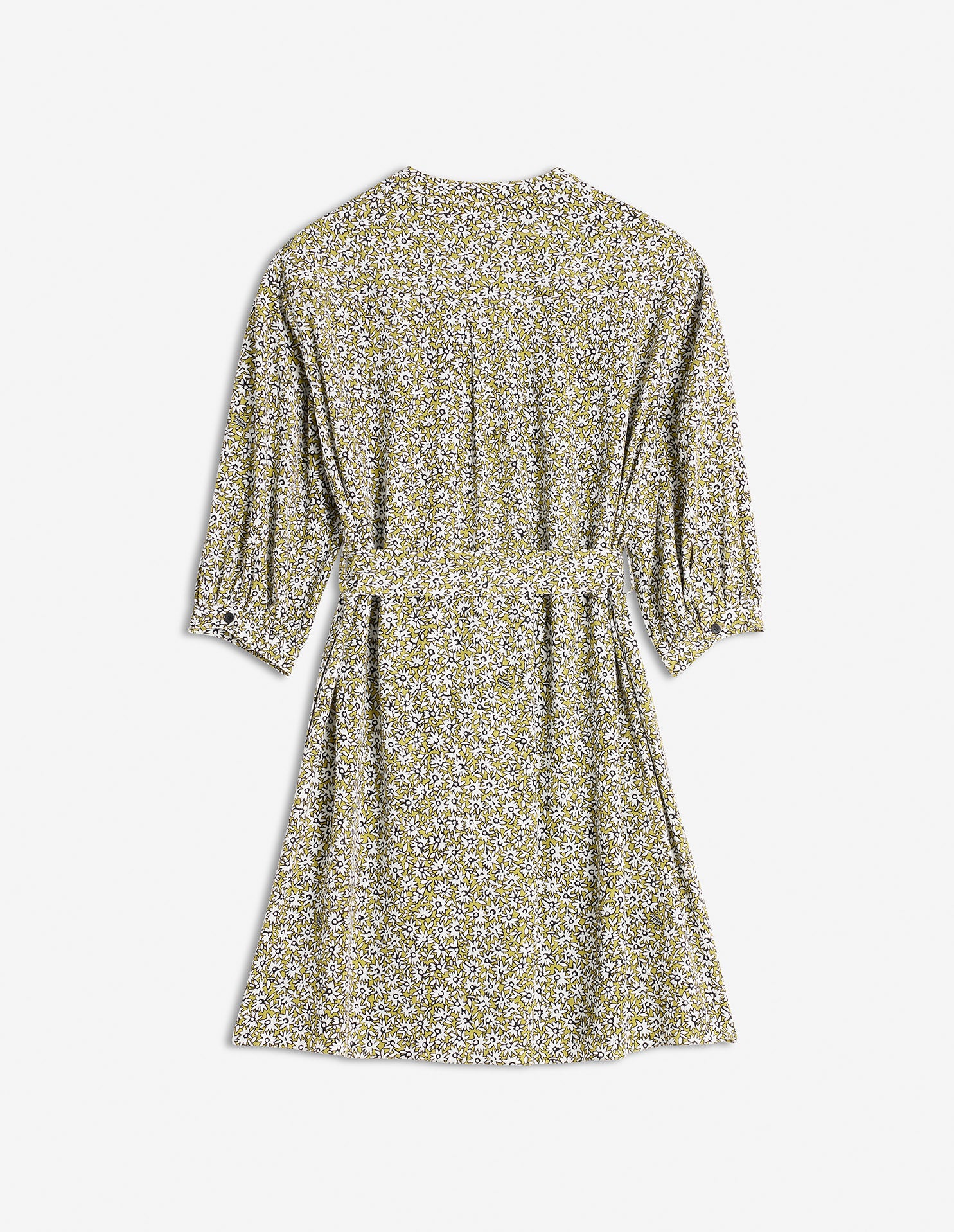 Gathered tunic dress - Mimosa Print