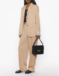 Wool suit jacket - Sandlewood