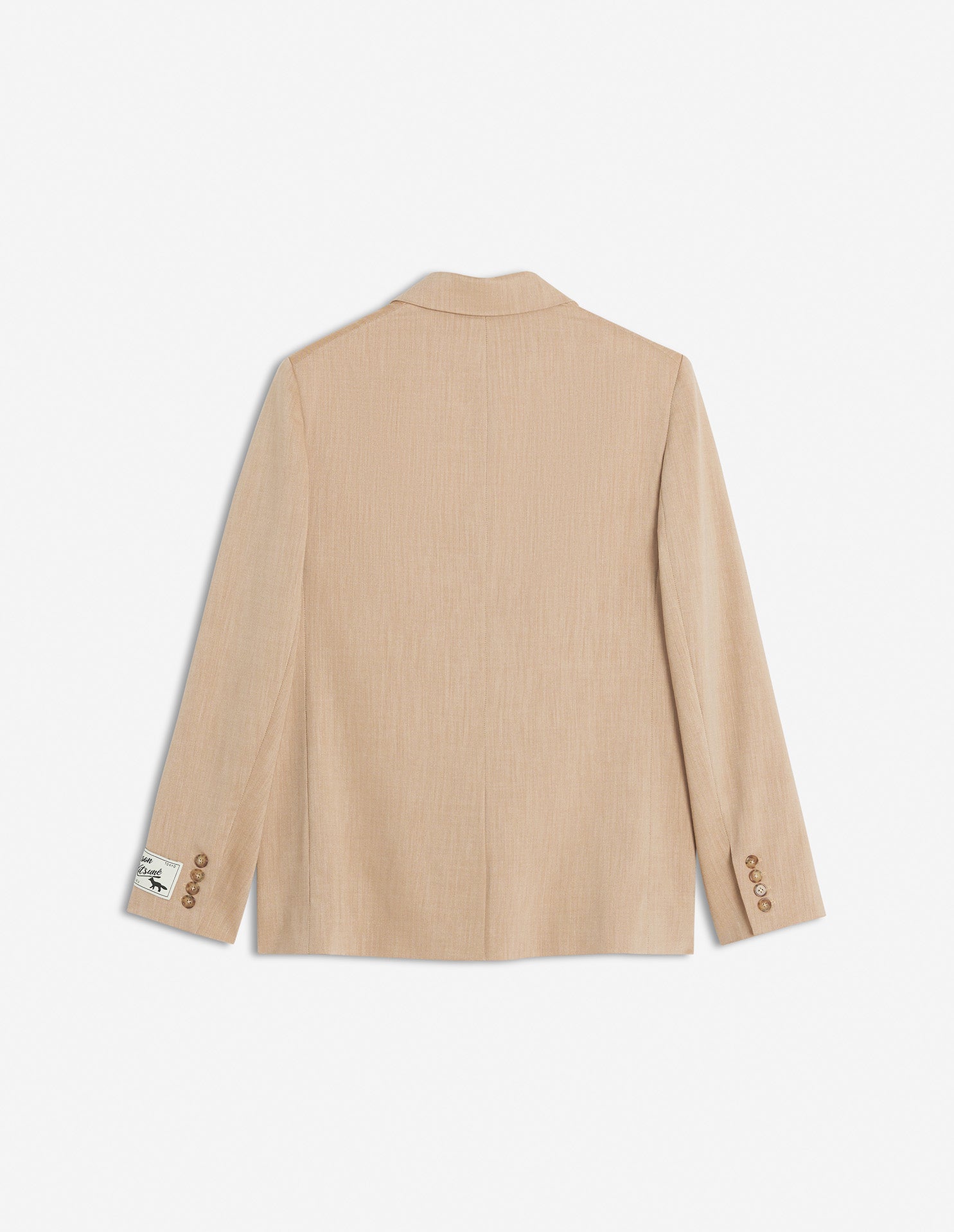 Wool suit jacket - Sandlewood